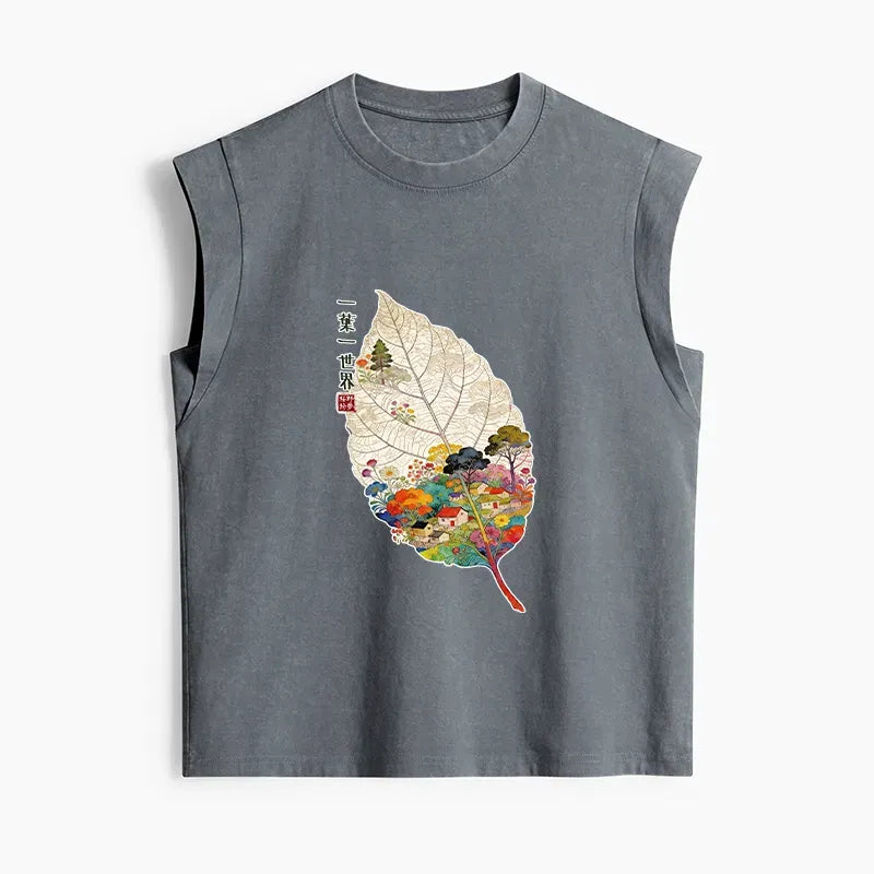 Japanese women's washed tank top