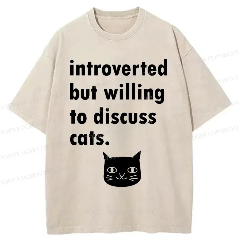 Unisex Relaxed Fit Cat Tee for Streetwear