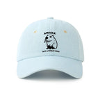 Kyoto-Lion Smoking Capybara Denim Cap