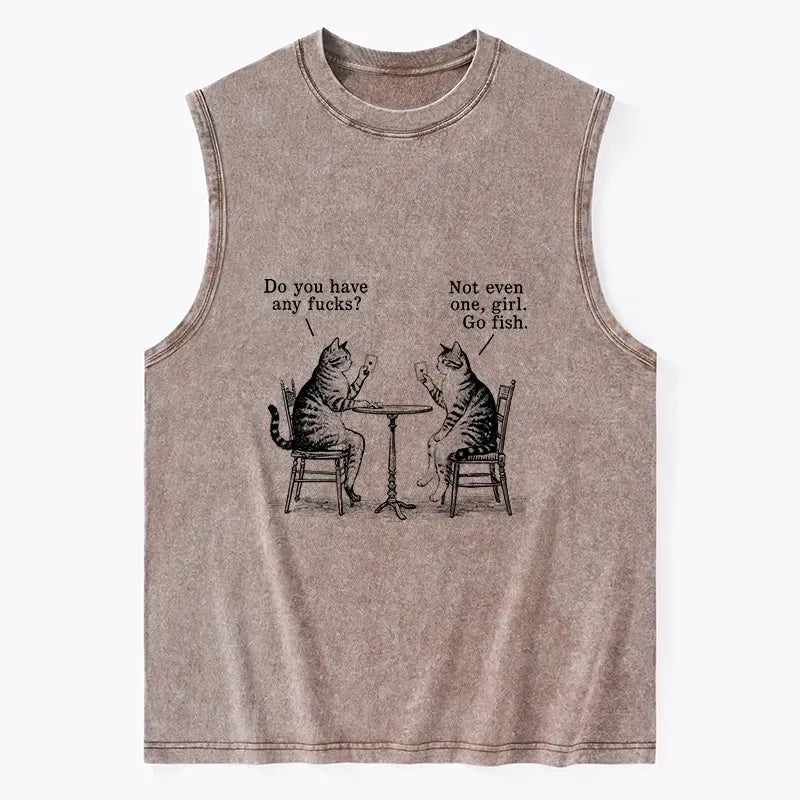 Cat Poker Night Tank Top Gift Idea