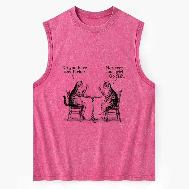 Cat Poker Night Tank Top Gift Idea