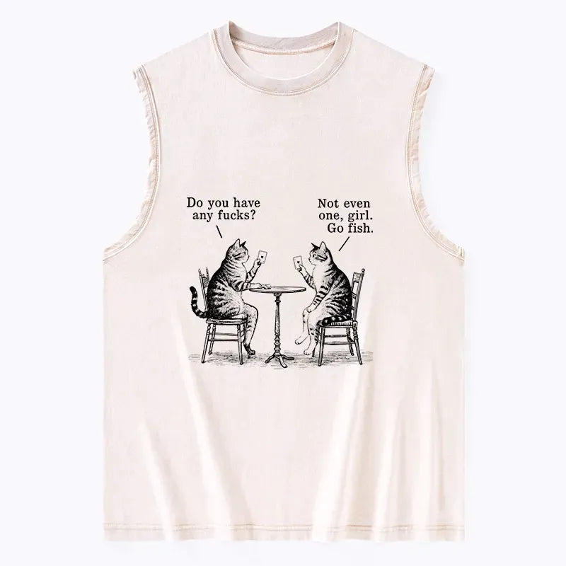 Cat Poker Night Tank Top Gift Idea