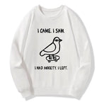 funny meme bird sweatshirt for men