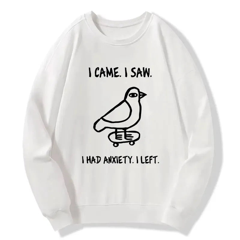 funny meme bird sweatshirt for men