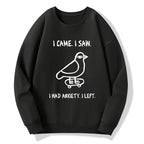 funny meme bird sweatshirt for men