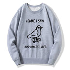 funny meme bird sweatshirt for men