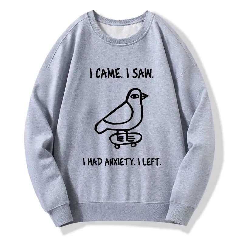funny meme bird sweatshirt for men
