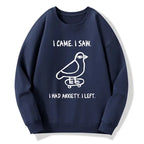 funny meme bird sweatshirt for men