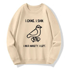 funny meme bird sweatshirt for men