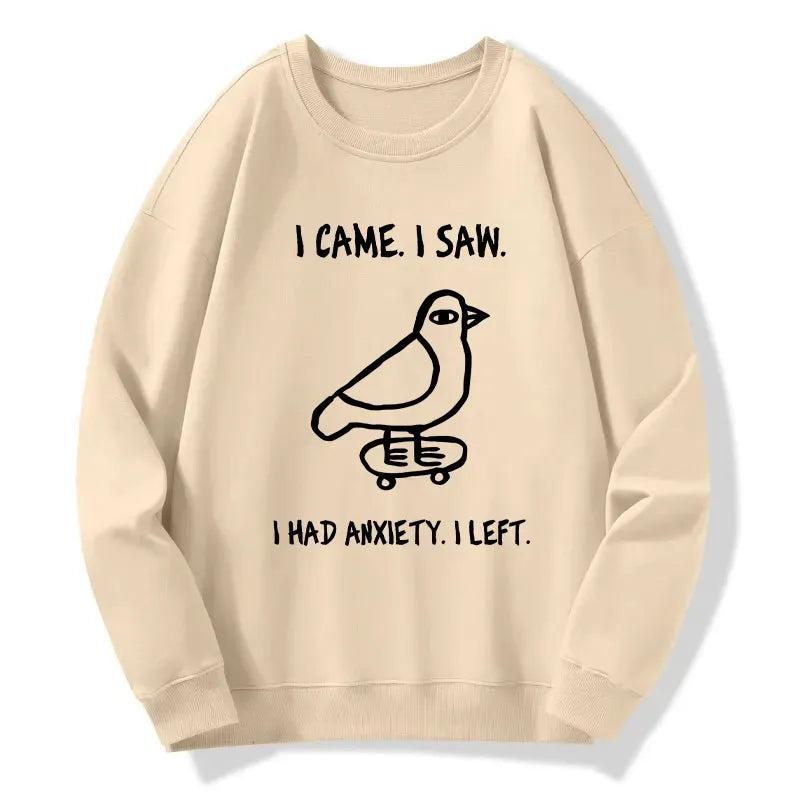 funny meme bird sweatshirt for men