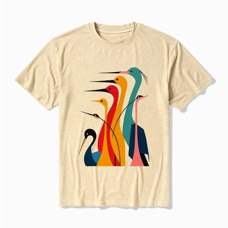 Vintage Ukiyo-e Cotton Blend Shirt