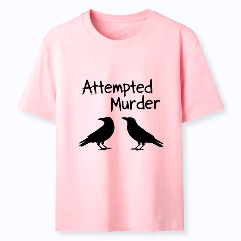 Funny Crow Joke T-Shirt for Streetwear