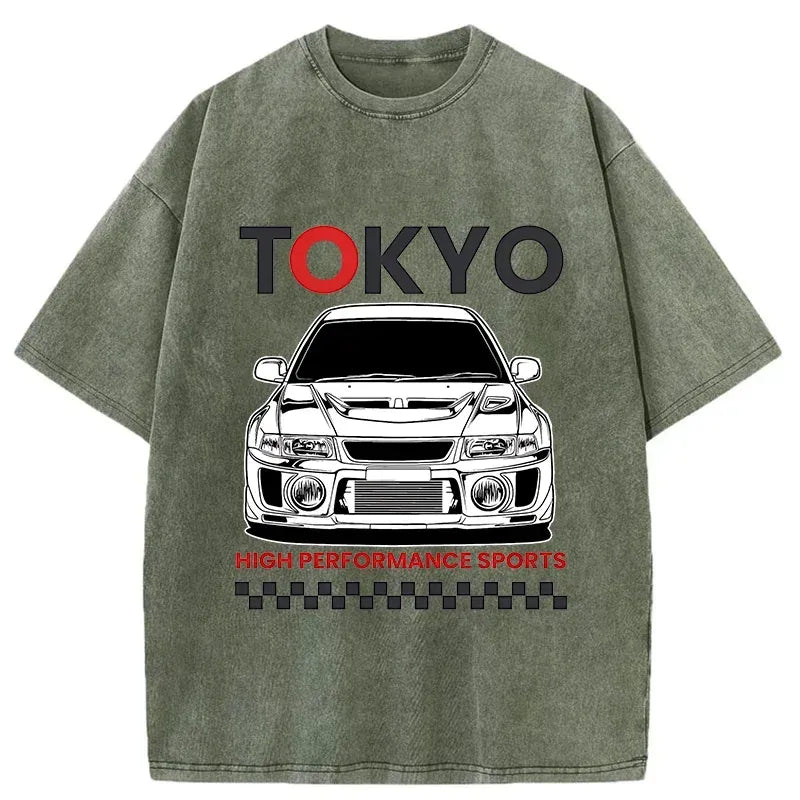 Vintage Japanese Car T-Shirt for Casual Wear