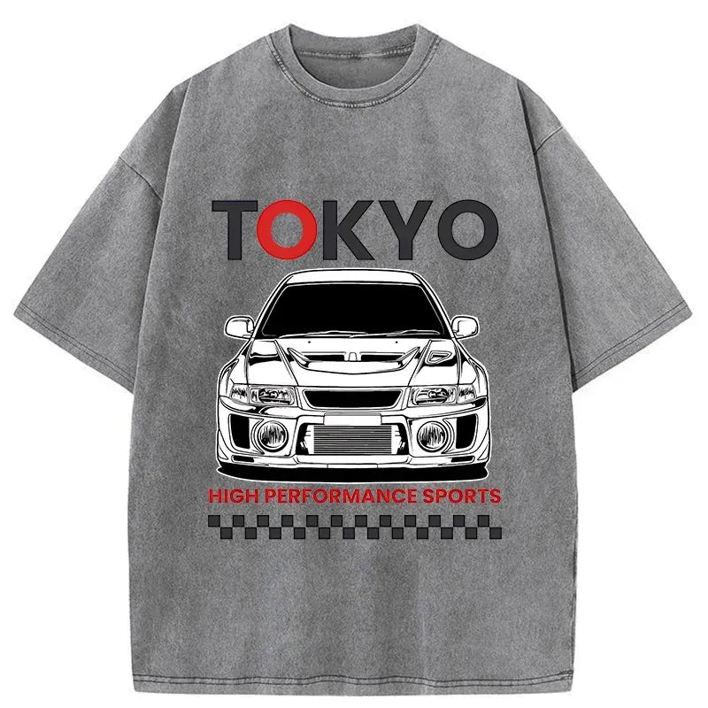 Vintage Japanese Car T-Shirt for Casual Wear
