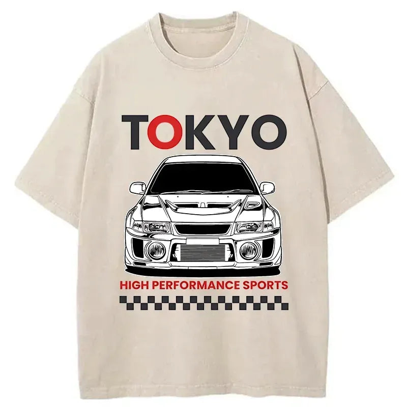 Vintage Japanese Car T-Shirt for Casual Wear