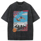 Mount Fuji summer vacation t-shirt for men