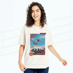 Japanese vintage Mount Fuji unisex t-shirt