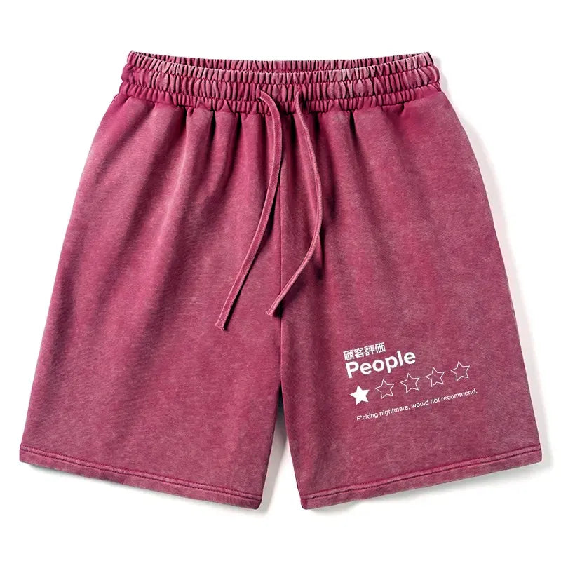 Japanese Washed Shorts for Daily Wear