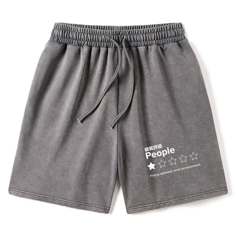 Japanese Washed Shorts for Daily Wear