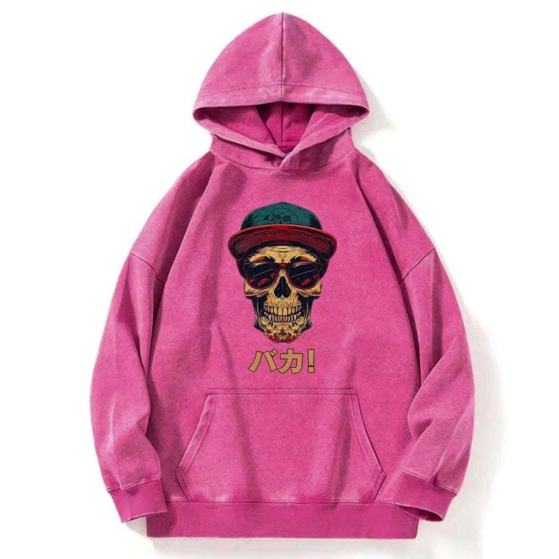 japanese skull hoodie for daily wear