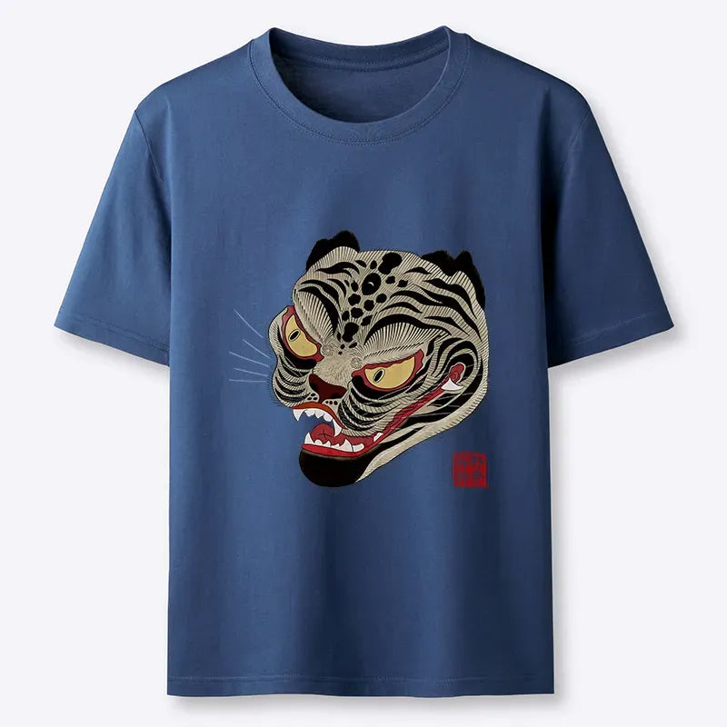 Kyoto-Lion Retro Art Tiger Classic T-Shirt