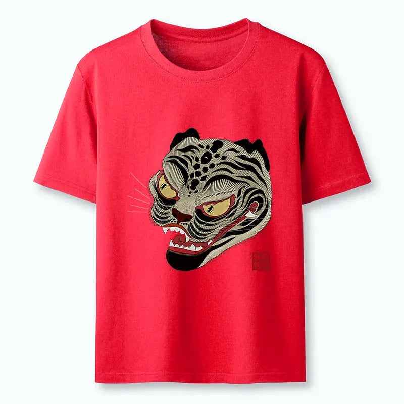 Kyoto-Lion Retro Art Tiger Classic T-Shirt