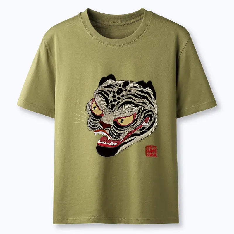kyoto lion vintage tiger tee for casual