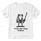 Kyoto-Lion Focused Samurai Frog V-Neck Classic T-Shirt