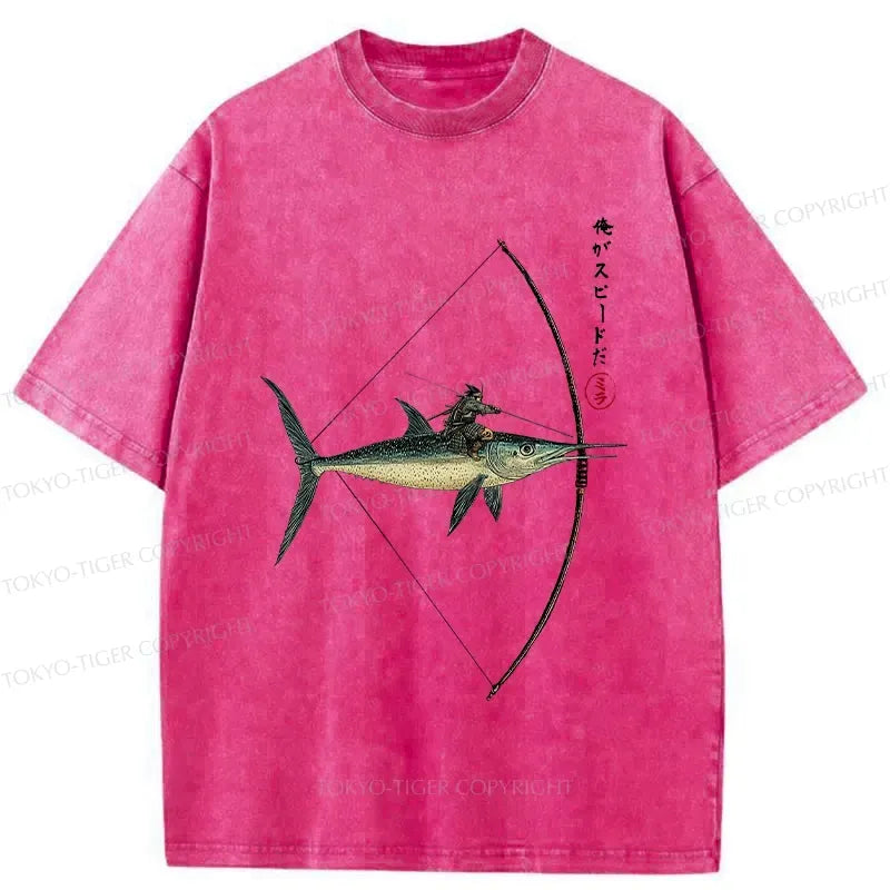 Japanese Washed T-Shirt for Streetwear