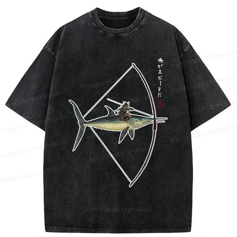 Kyoto-Lion I Am Speed Washed T-Shirt