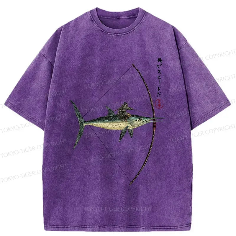 Kyoto-Lion I Am Speed Washed T-Shirt