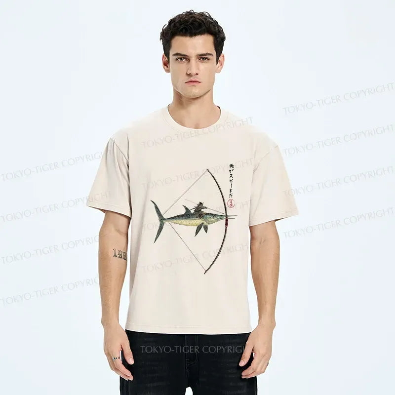 Kyoto-Lion I Am Speed Washed T-Shirt