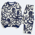 Japanese octopus family pajama set