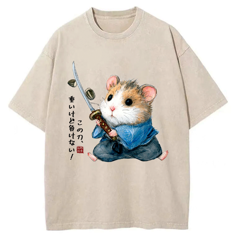 Samurai heavy sword T-shirt for daily wear