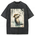 Retro Japanese art t-shirt for vacation