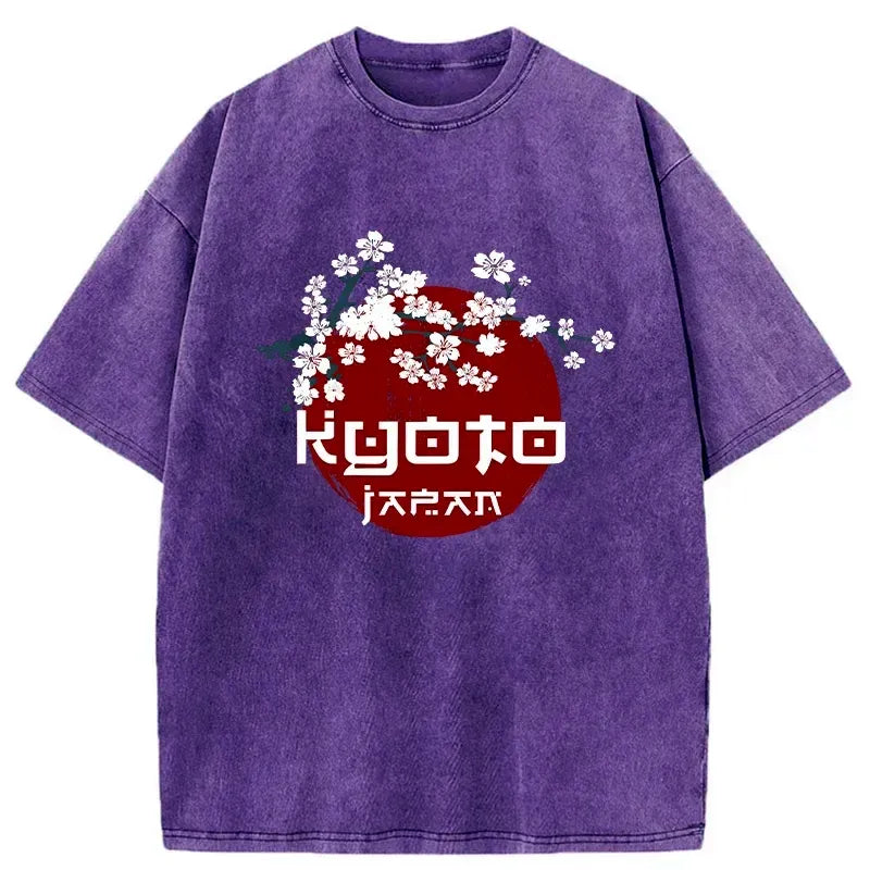 kyoto lion tokyo sakura t-shirt trendy