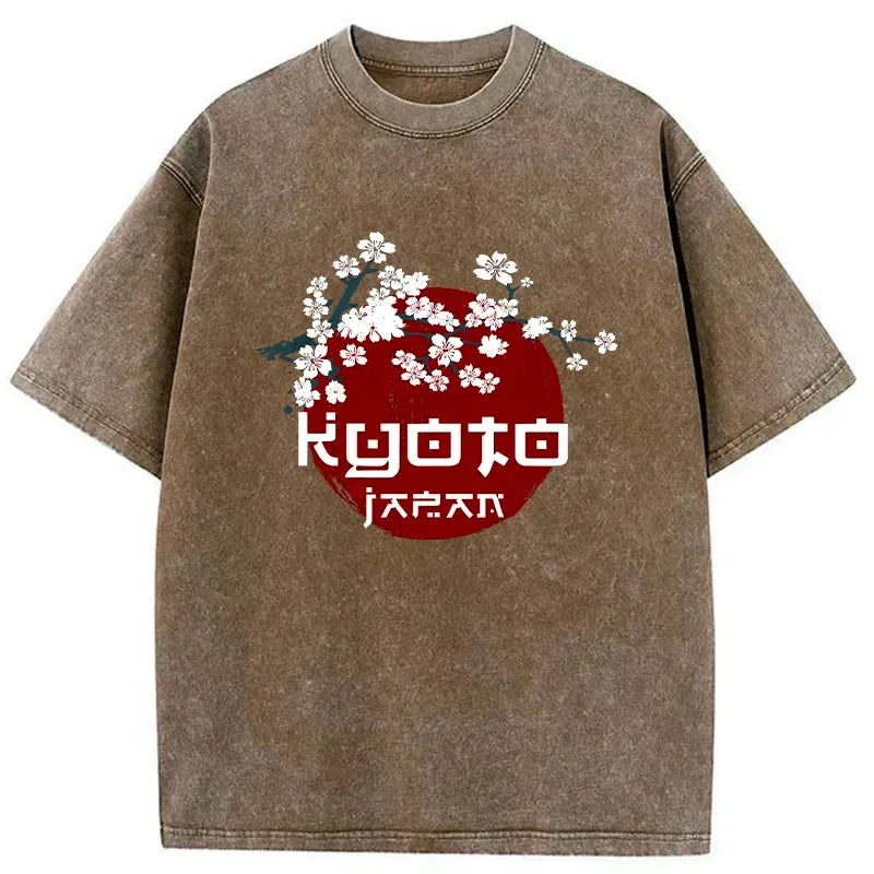 vintage japanese streetwear t-shirt for men