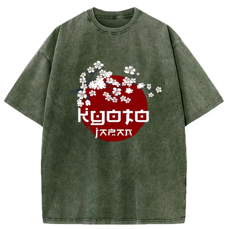 vintage japanese streetwear t-shirt for men