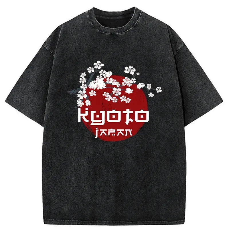 vintage japanese streetwear t-shirt for men
