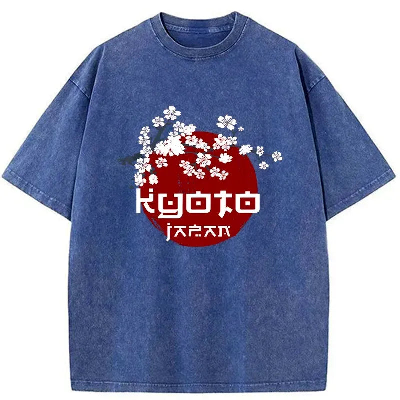 Kyoto-Lion Tokyo Sakura Washed T-Shirt