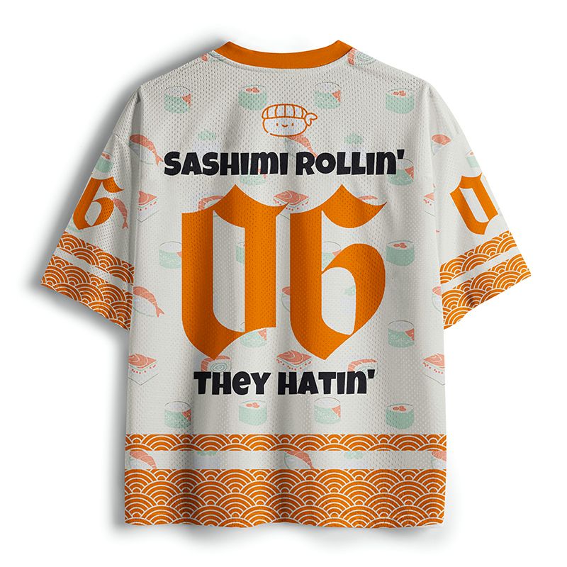 Japanese mesh jersey for workout