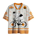 Kyoto-Lion Sumo Riding A Sushi Bike Mesh Jersey