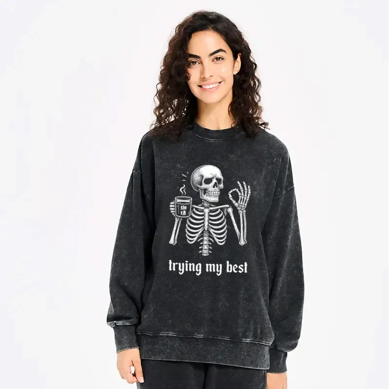Vintage Kyoto lion skull hoodie