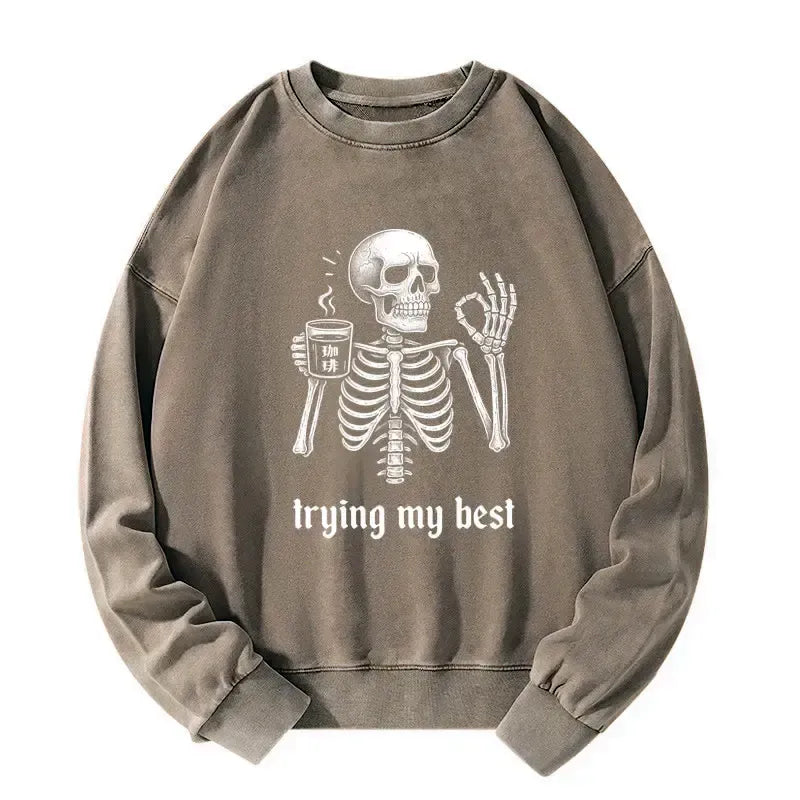 Vintage Kyoto lion skull hoodie