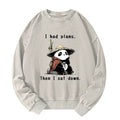 Soft Cotton Sweatshirt with Panda Print