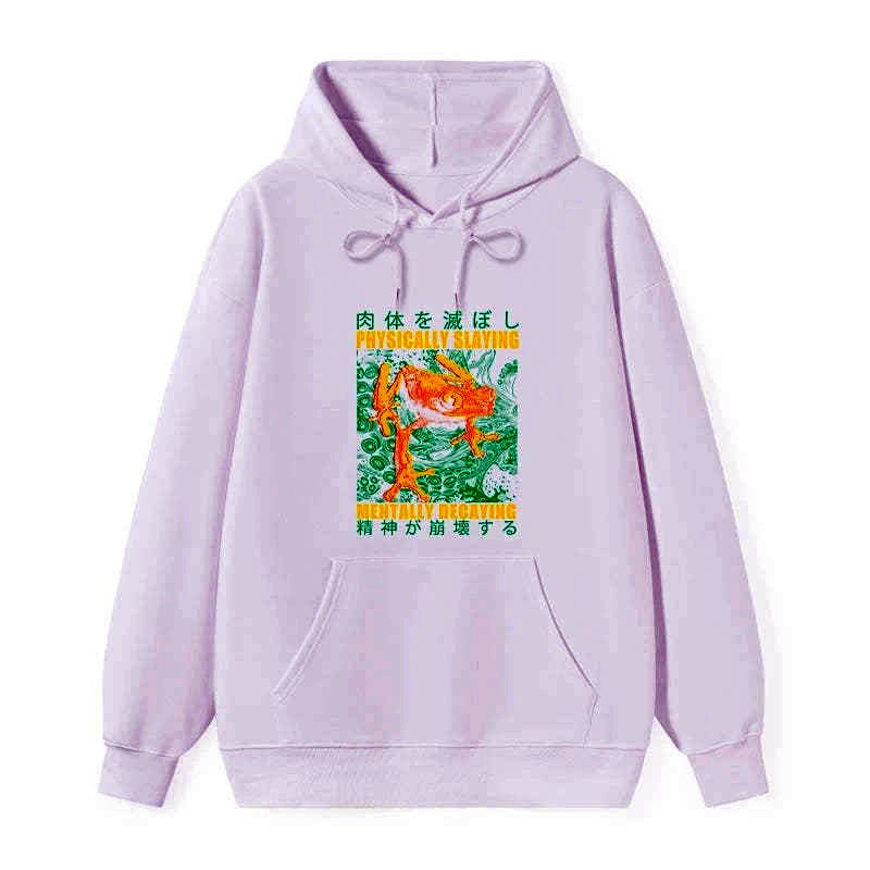 Kyoto Lion Vintage Streetwear Hoodie