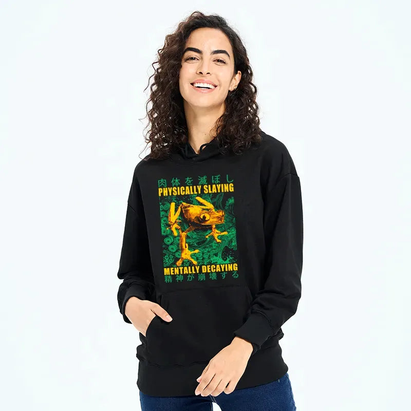 Kyoto Lion Vintage Streetwear Hoodie