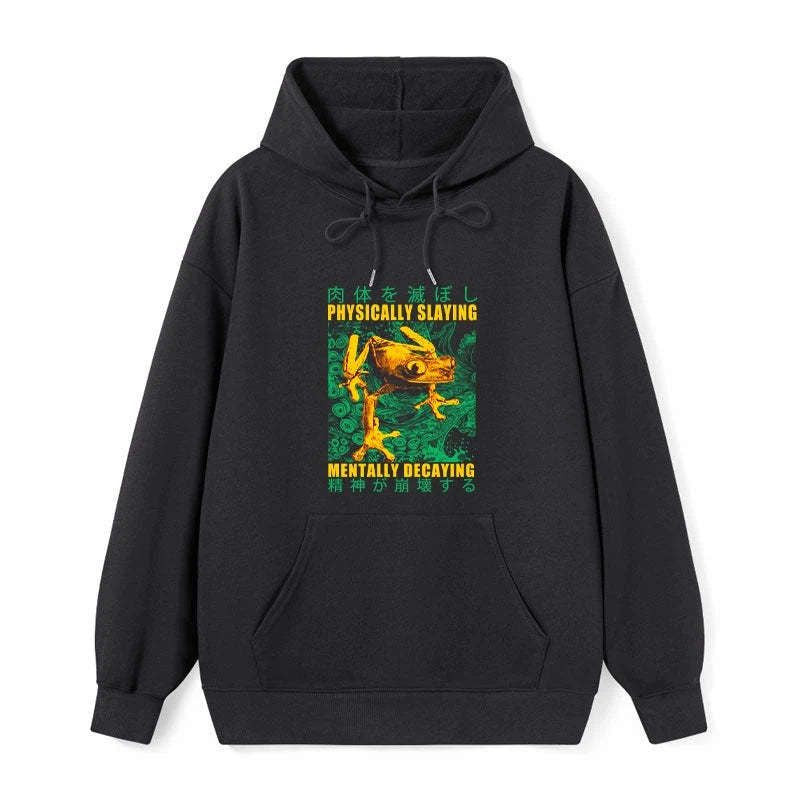 Kyoto Lion Vintage Streetwear Hoodie