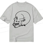 Kyoto-Lion Funny Cat Eating Fish Classic T-Shirt