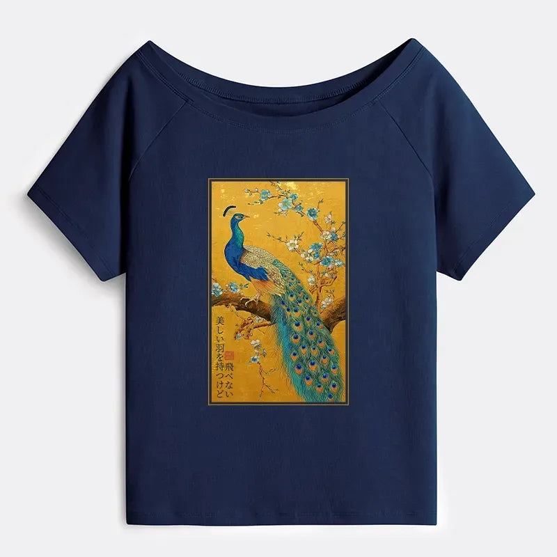 Elegant Japanese Culture T-Shirt with Free Shipping